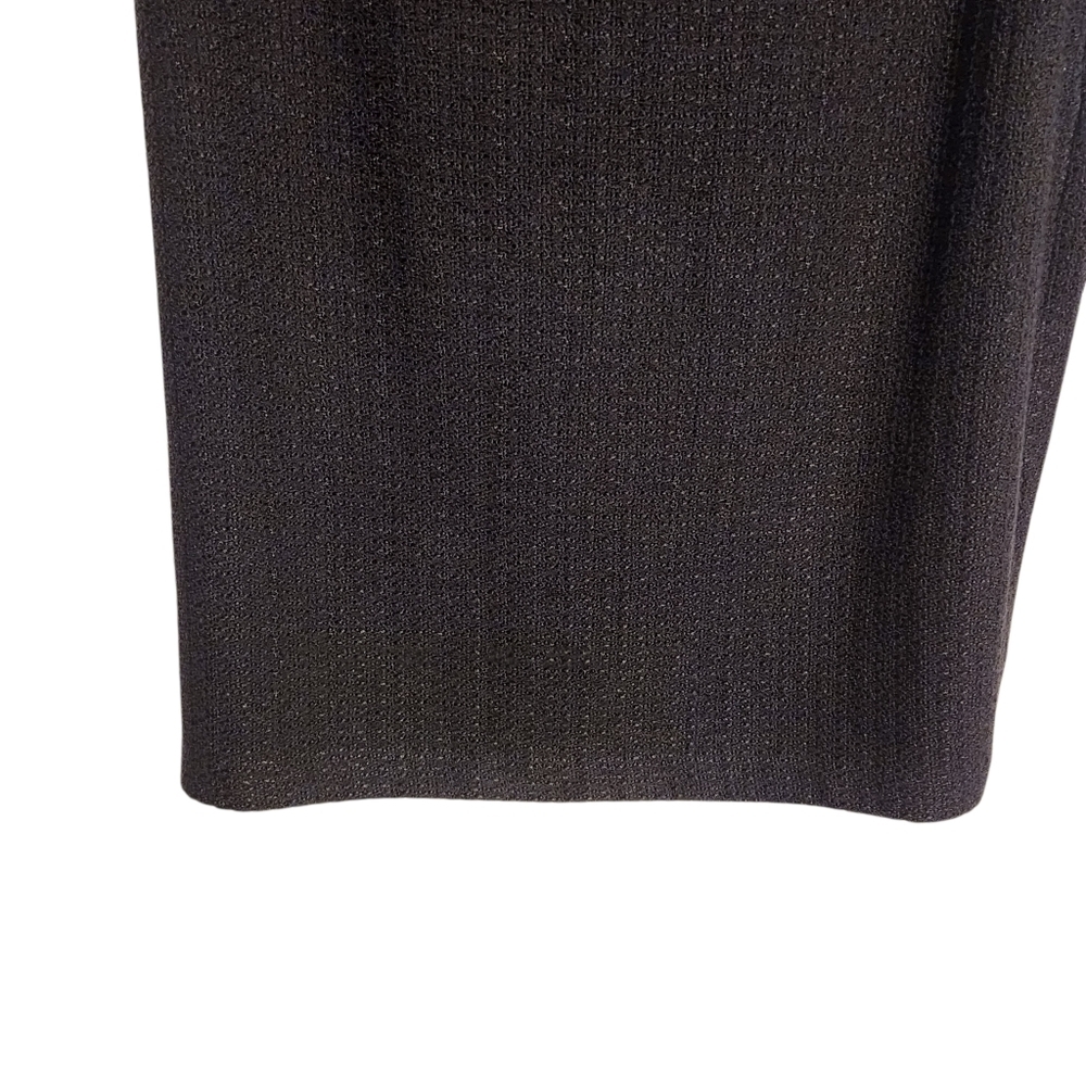 St. John Collection | Women's Black Two-Piece Santana Knit Skirt Suit (Size 8) - Picture 13 of 15